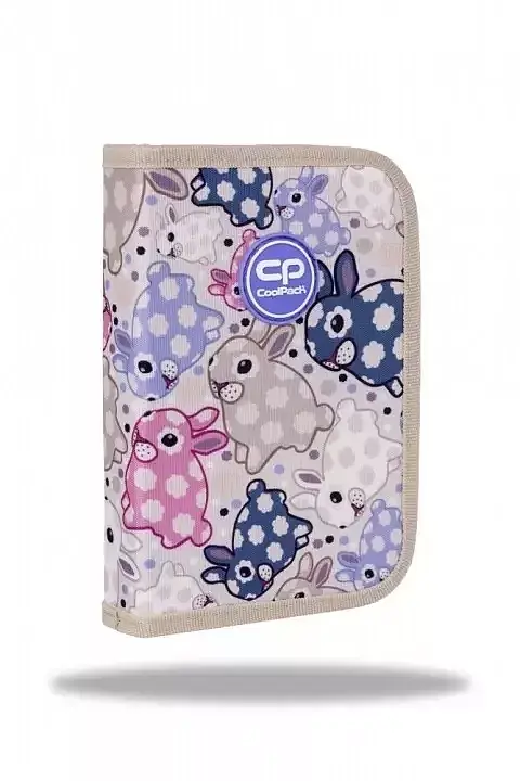Piórnik 1-komorowy bez wyposażenia coolpack clipper white bunny