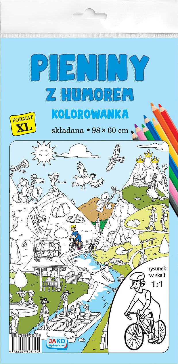 Kolorowanka xl pieniny z humorem - kolor