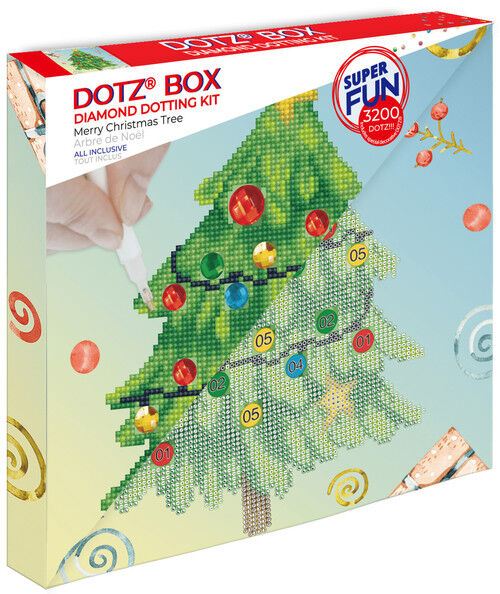 Diamond Dotz Dotz Box Merry Christmas Tree