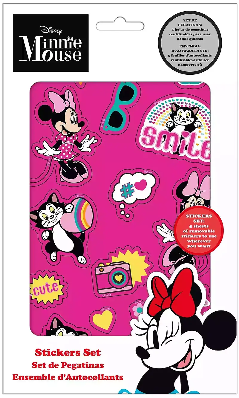 Zestaw naklejek minnie 92szt mn30048