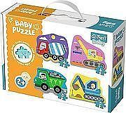 Puzzle pojazdy na budowie baby classic