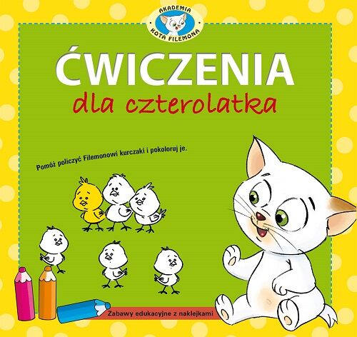 Akademia kota Filemona. Ćwiczenia dla czterolatka