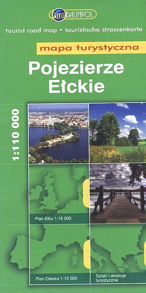 Pojezierze Ełckie. Mapa turystyczna w skali 1:110 000