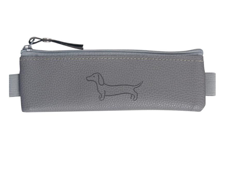 Saszetka mini z gumką na zeszyt Sharky dark gray