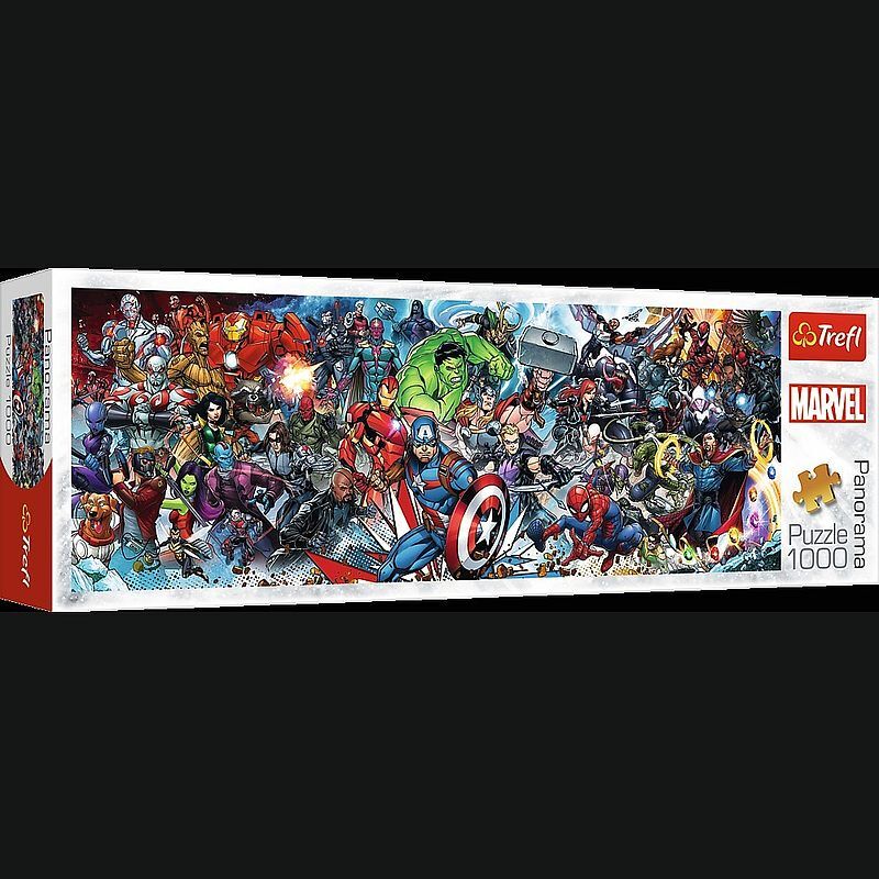 Puzzle 1000 Panorama Dołącz do Uniwersum Marvela