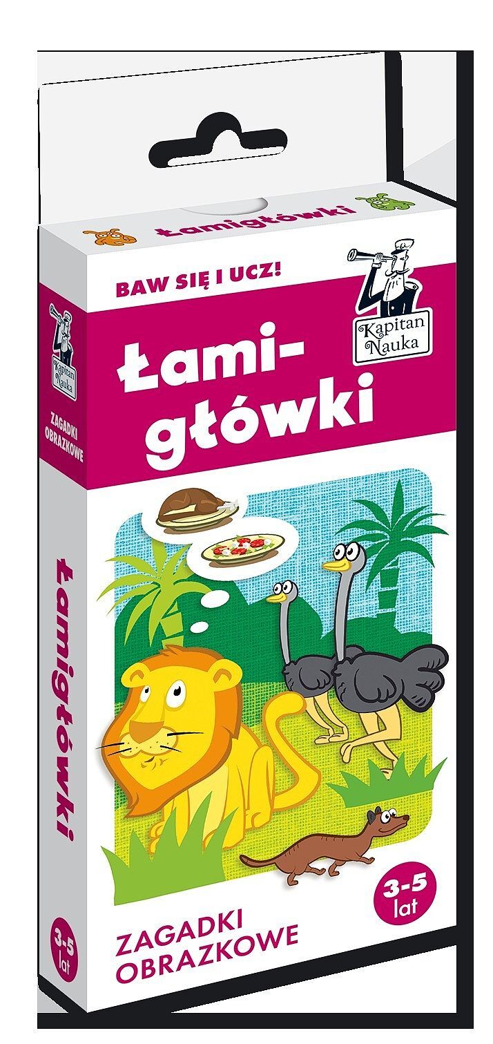 Łamigłówki. Zagadki obrazkowe. Kapitan Nauka
