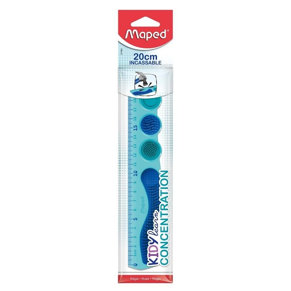 Linijka KidyLearn Concentration 20cm MAPED