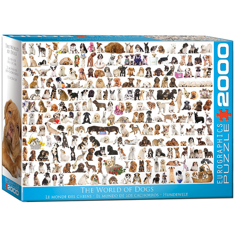 Puzzle 2000 the world of dogs 8220-0581