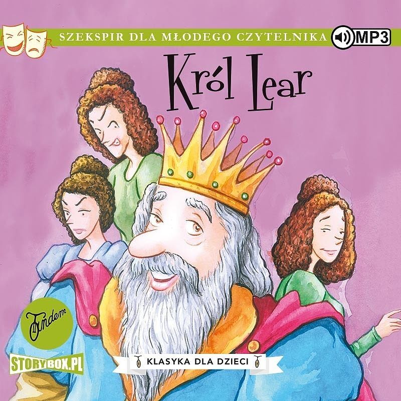 Cd mp3 król lear. Klasyka dla dzieci. William szekspir