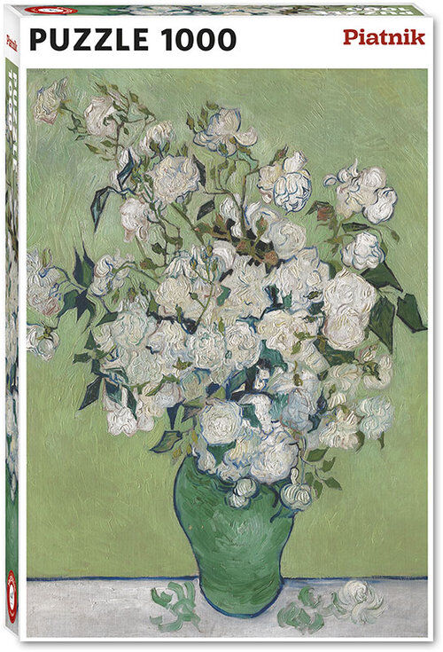 Puzzle 1000 Van Gogh, Wazon z różami