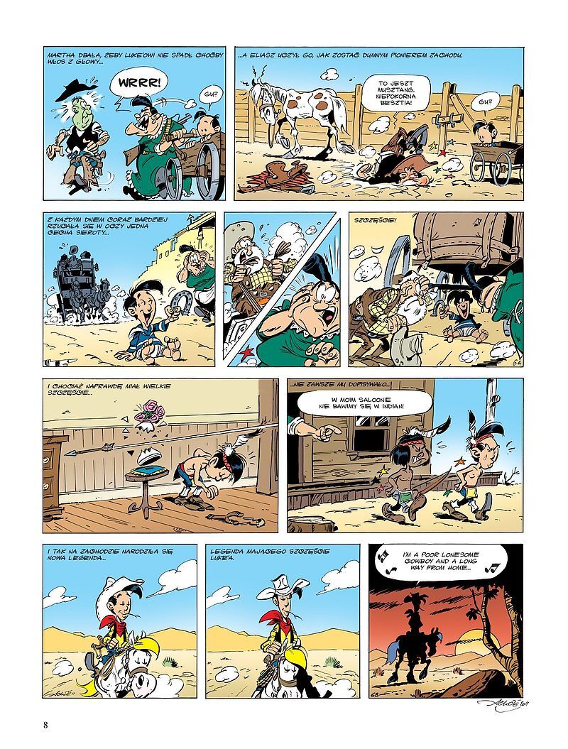 Lucky Luke. Kid Lucky - 01 - Uczeń kowboja