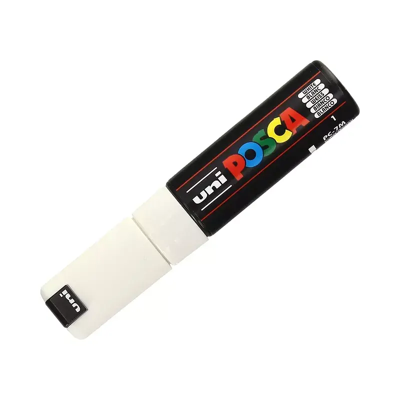 Marker pc-7m biały posca uni paczka 6 szt