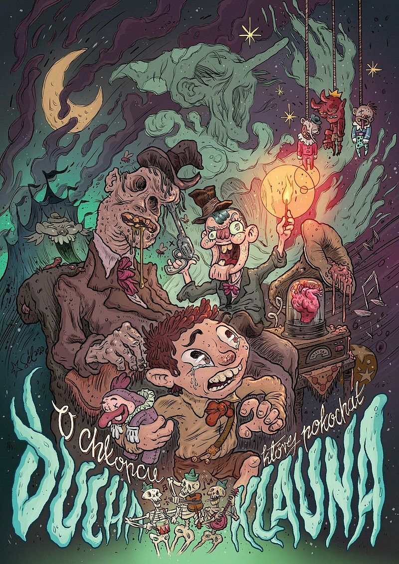 O chłopcu, który pokochał ducha klauna (okładka festiwalowa)