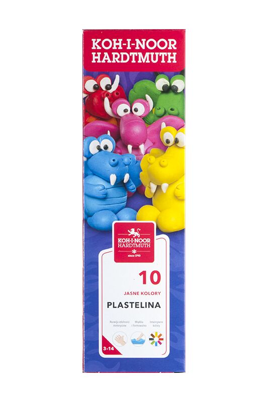 Plastelina Koh-I-Noor 1315s1 10 kolorów 200g