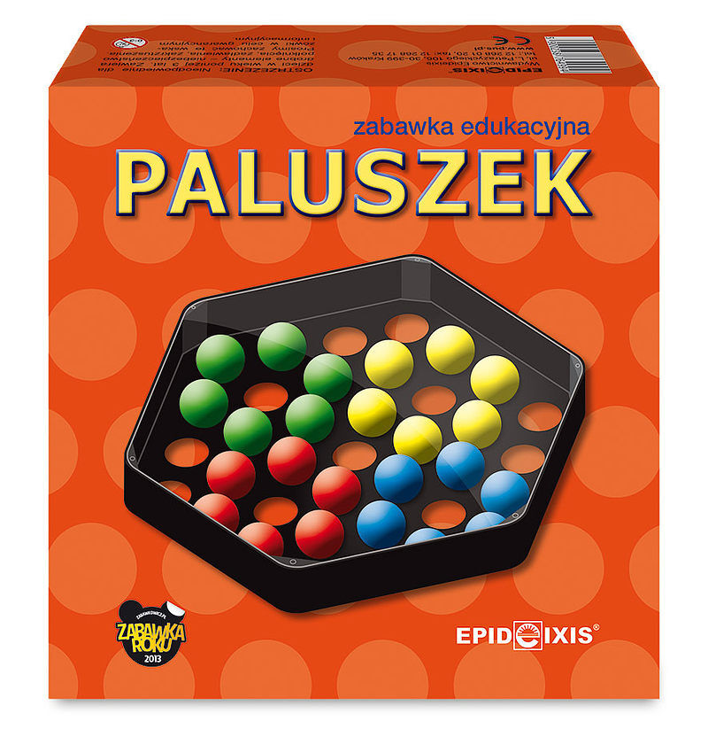Paluszek - zabawka edukacyjna w kartonowym pudełku