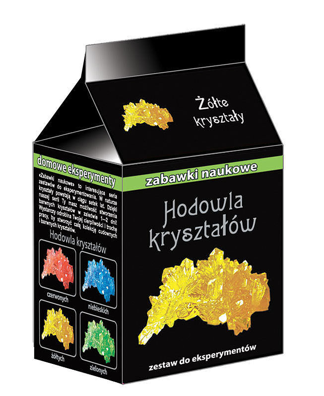 Hodowla kryształów żółte