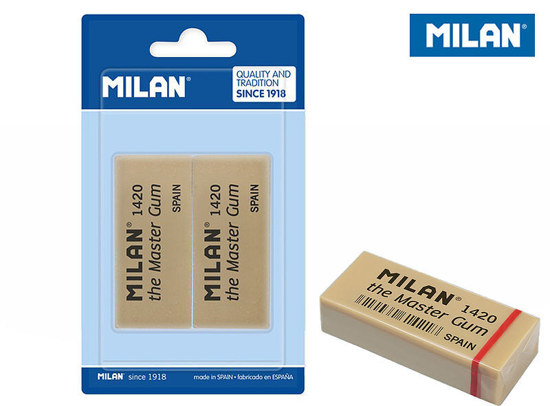 Gumka chlebowa milan 1420 master gum 2 sztuki na blistrze