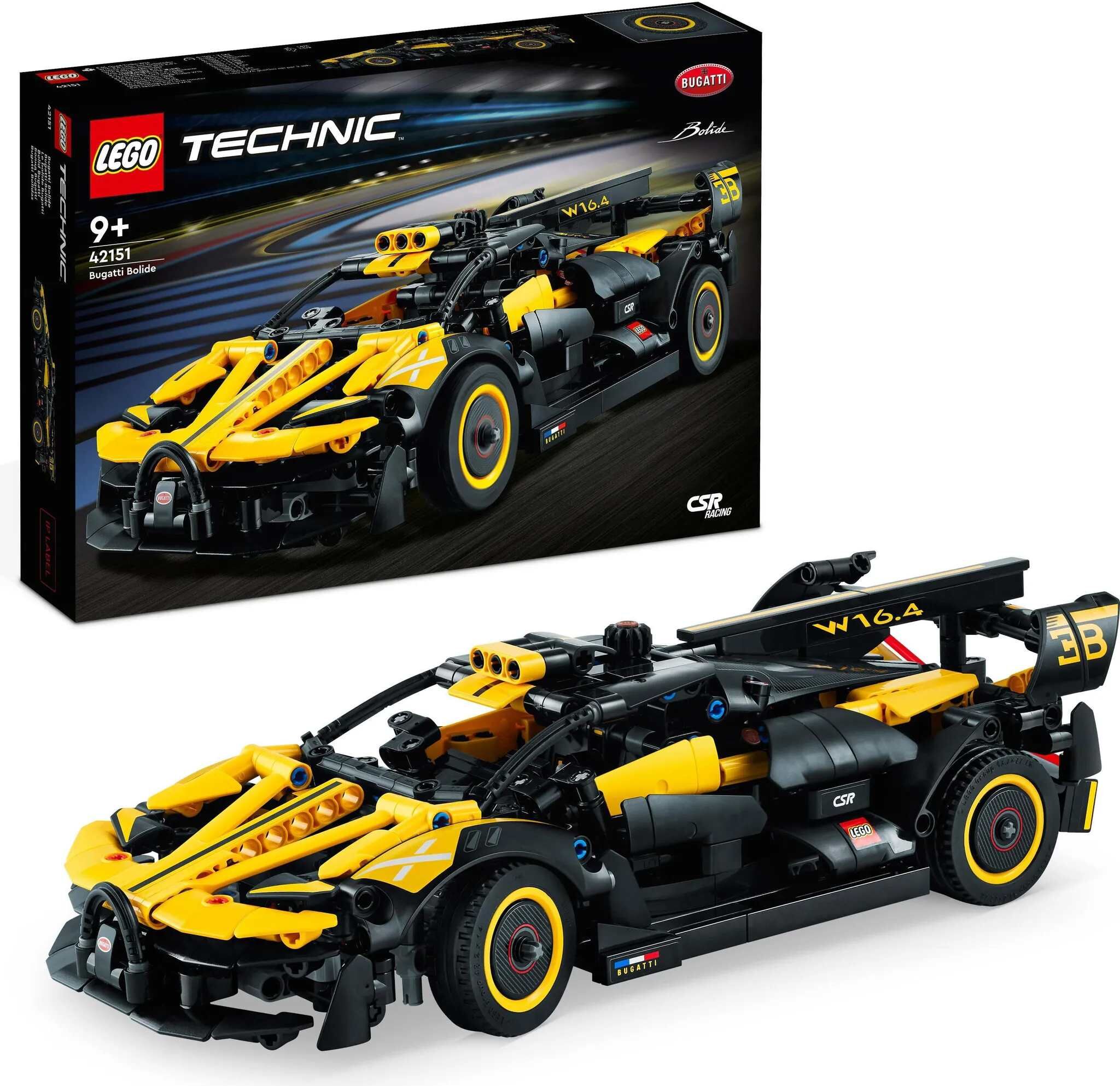 LEGO Technic Bugatti Bolide żółty 42151