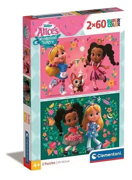 Puzzle 2 x 60 super kolor alice’s wonderland bakery 24814