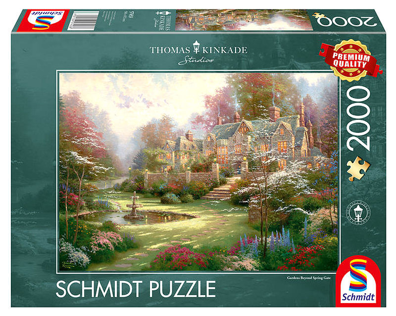 Puzzle 2000 Wiosenny ogród