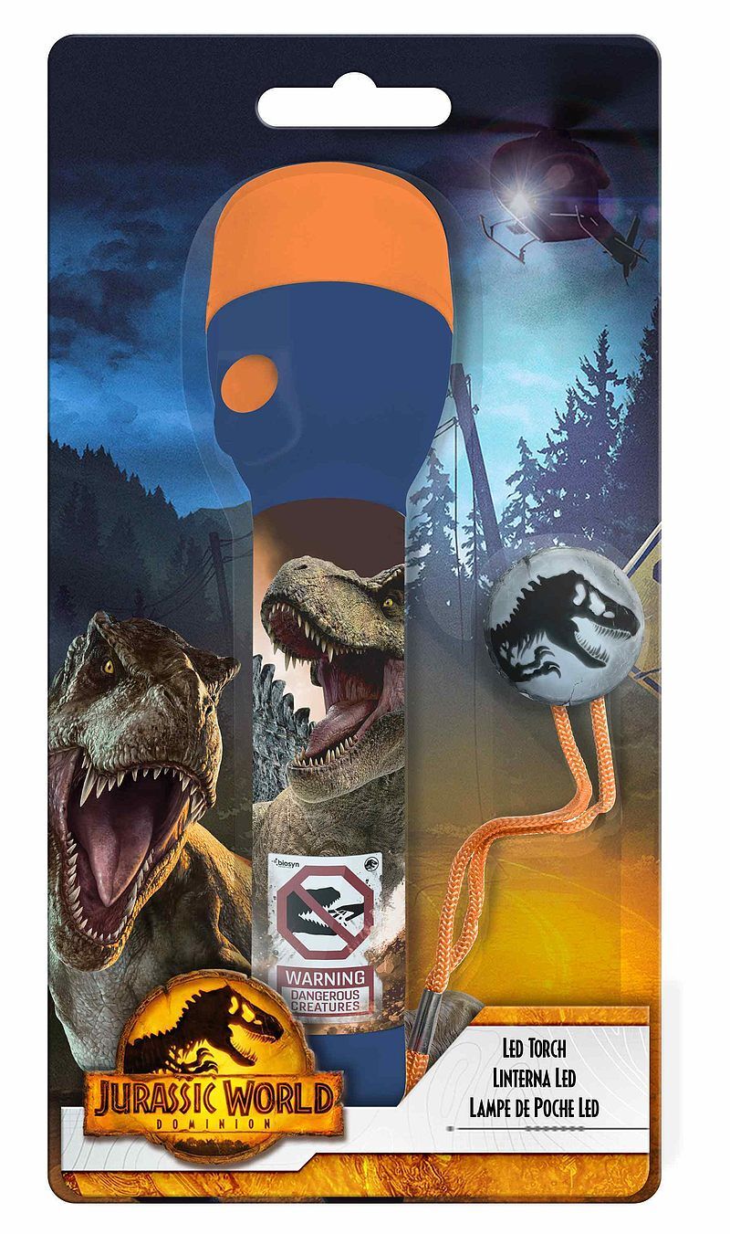 Latarka duża jurassic world jp00023