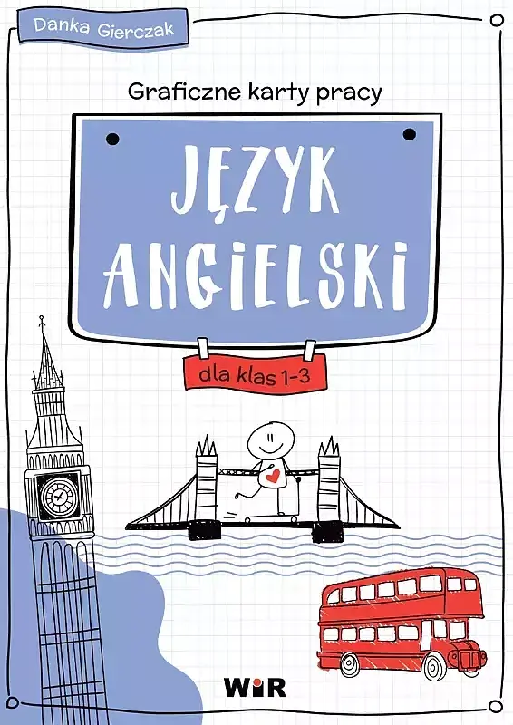 Język angielski graficzne karty pracy dla klas 1-3 szkoły podstawowej