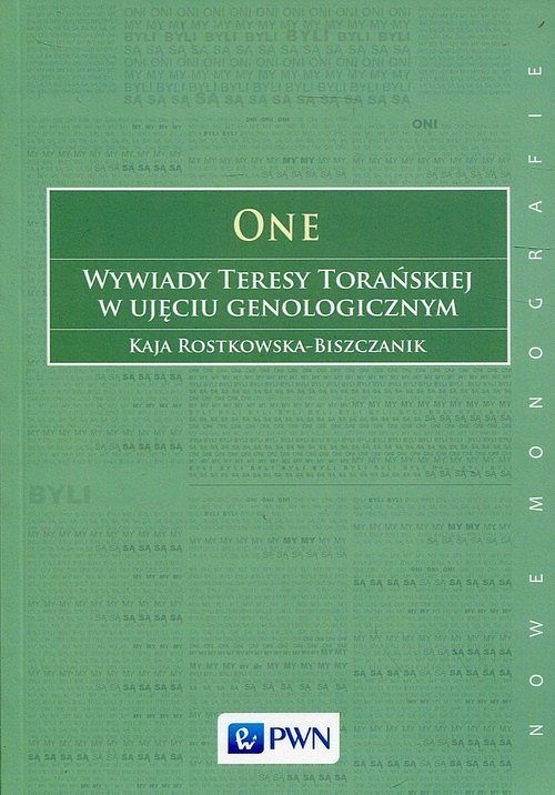 One. Wywiady Teresy Torańskiej w ujęciu genologicznym