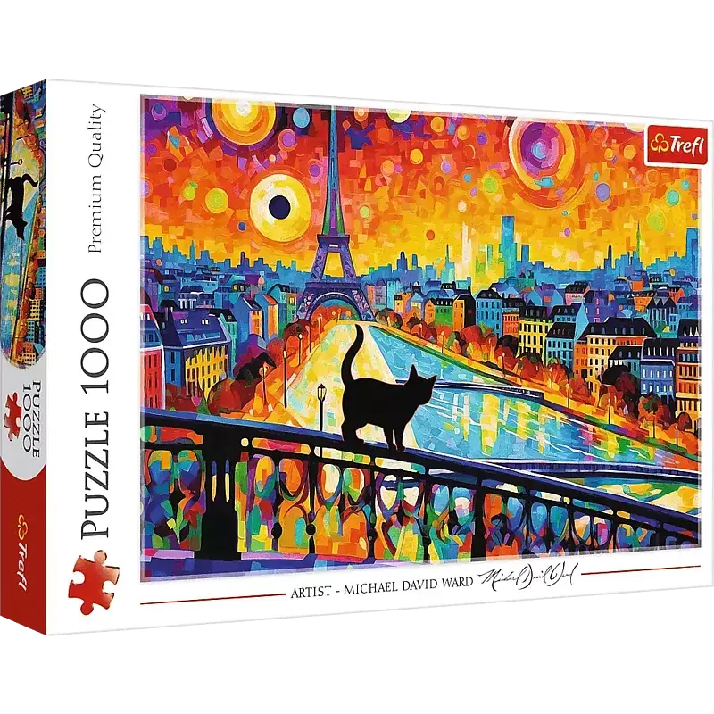 Puzzle 1000 kot w paryżu 10795