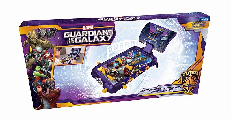 Elektroniczny pinball z dźwiękiem i światłami guardians of the galaxy jg610gg