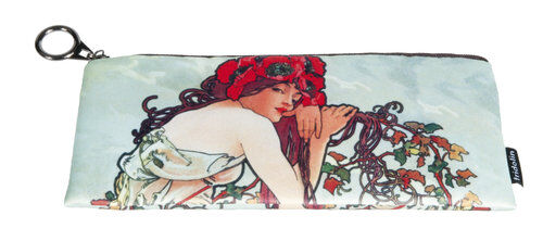 Piórnik Art Nouveau - Rose materiał