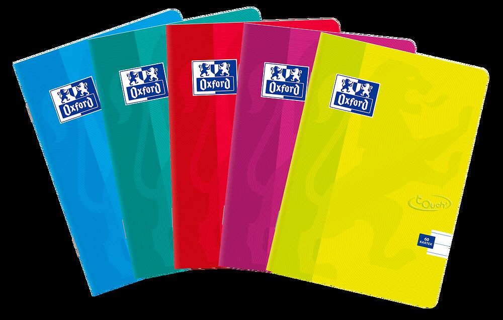 Paczka Zeszyt A5 60k linia Oxford touch mix pakiet 5 sztuk