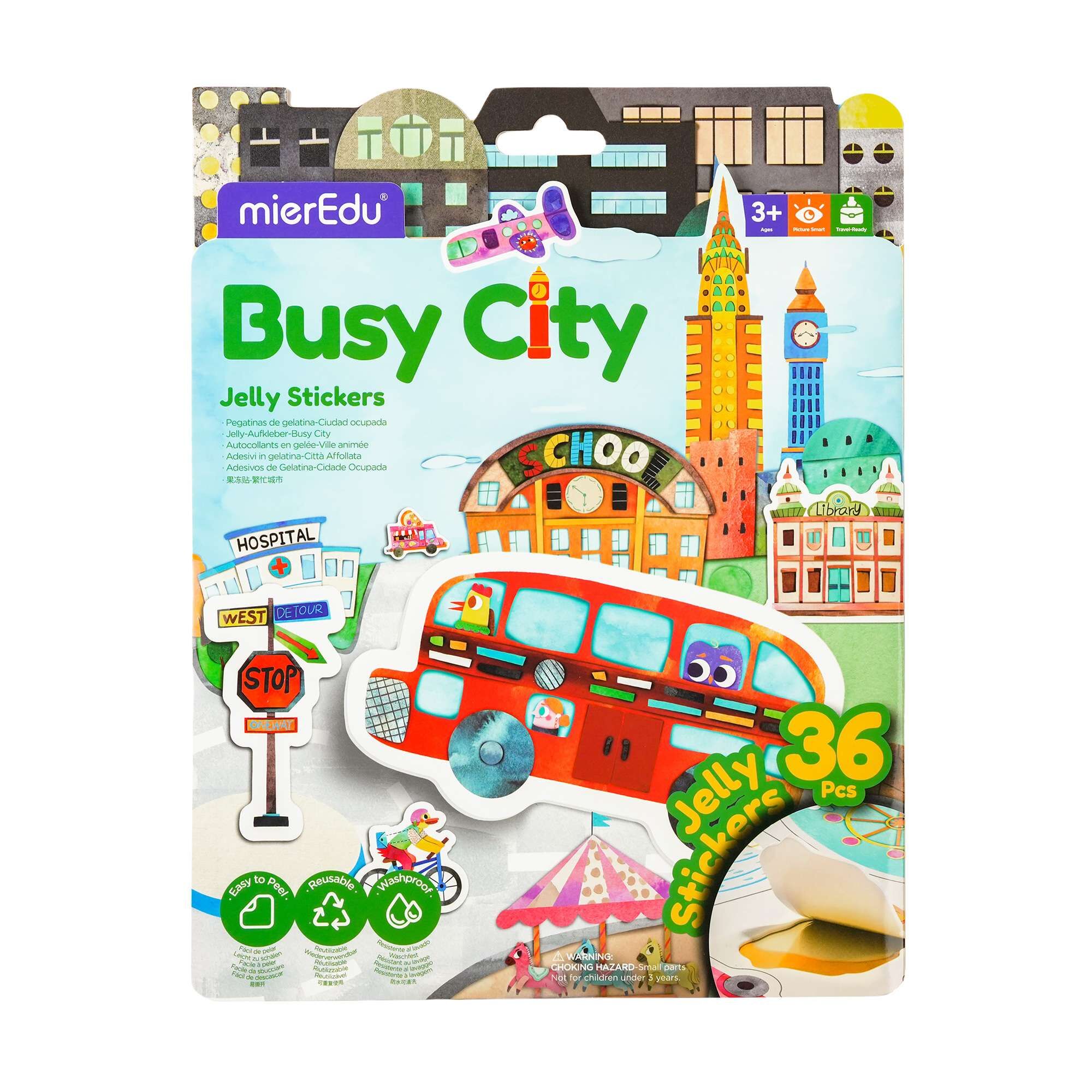 Naklejki żelki Ruchliwe Miasto