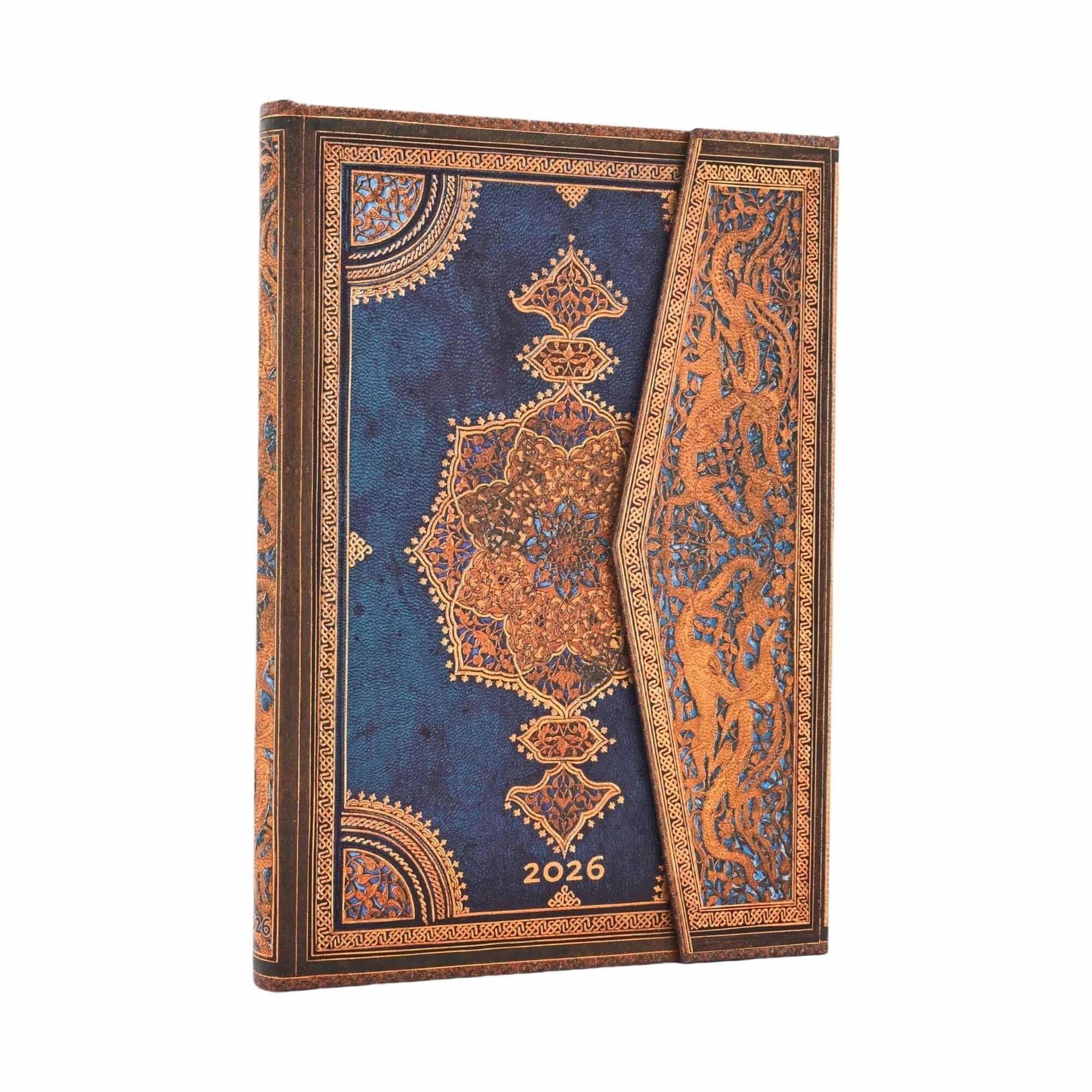Kalendarz 2026 Safavid Indigo tygodniowy HOR Midi