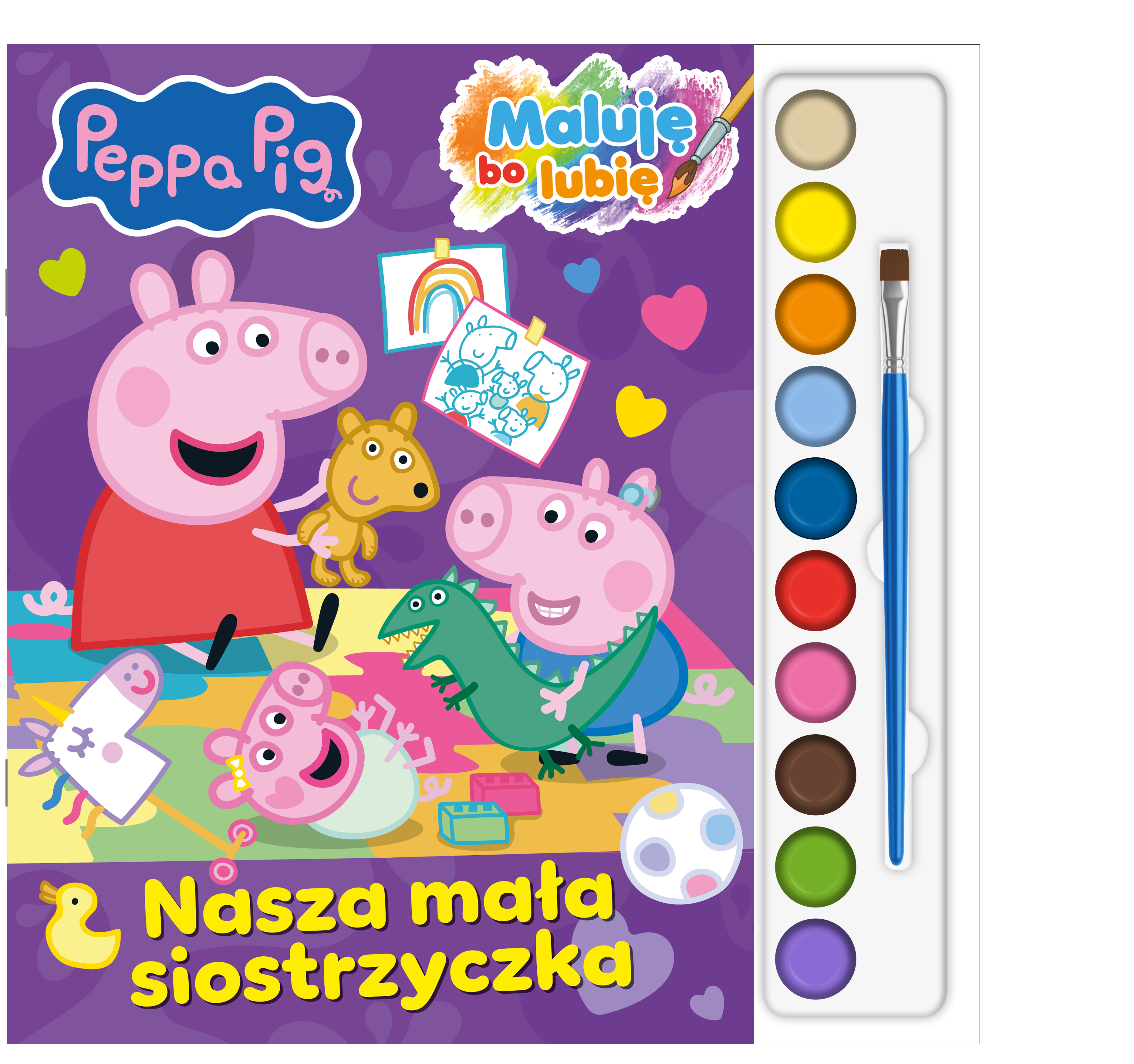 Peppa Pig. Maluję Bo Lubię. Nasza mała siostrzyczka