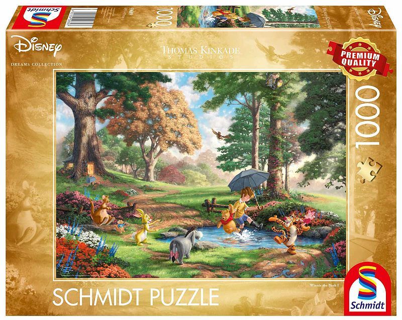 Puzzle 1000 pq t. Kinkade kubuś puchatek