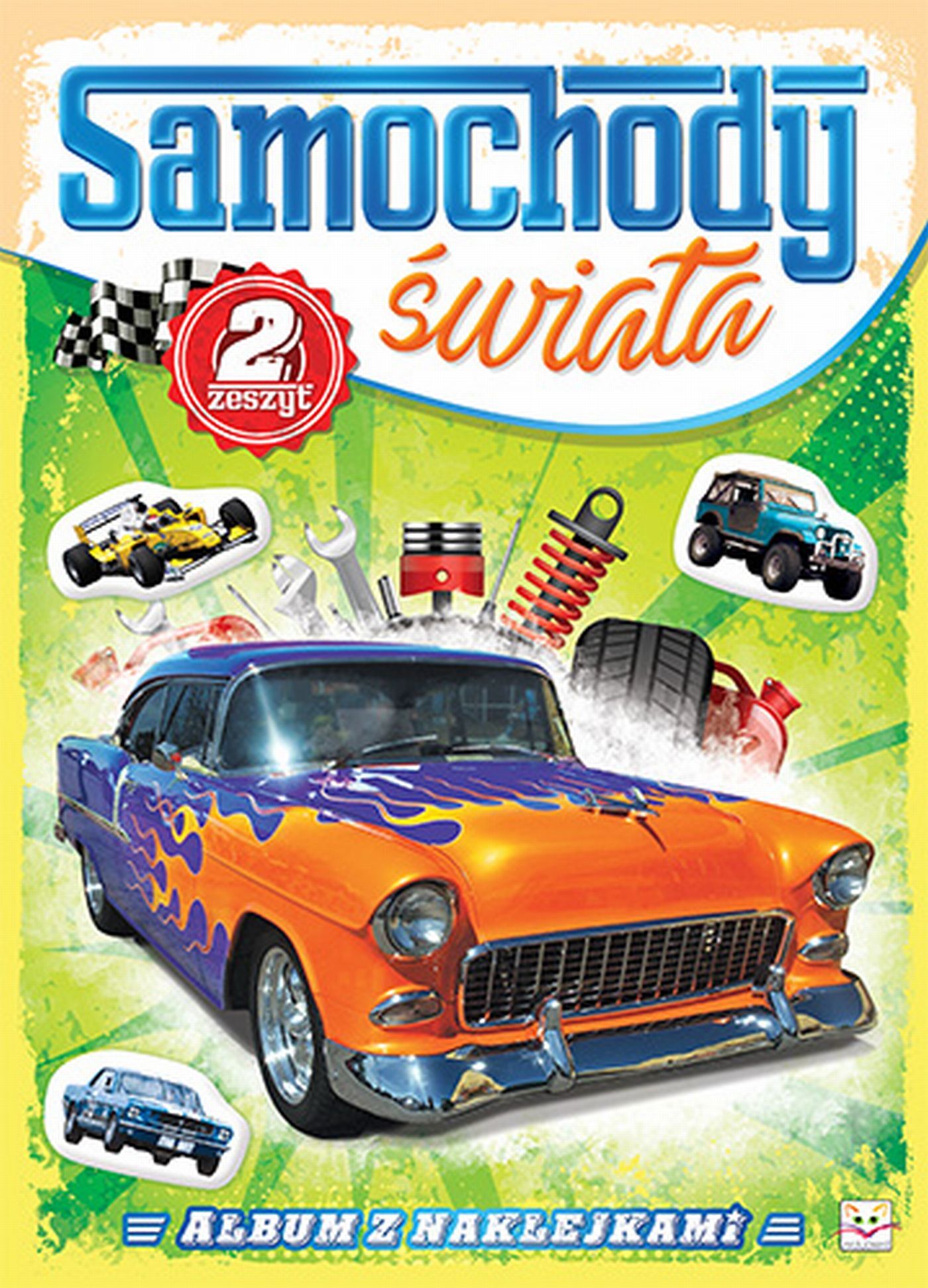 Album z naklejkami. Samochody świata cz. 2
