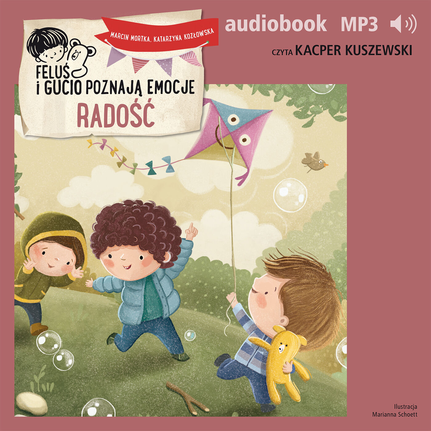 Feluś i Gucio poznają emocje. Radość (audiobook MP3)