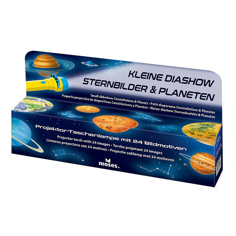 Latarka z mini projektorem bajki