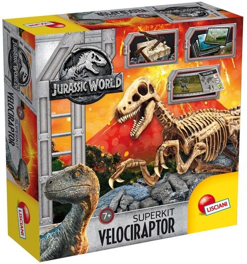 Jurassic World szkielet Velociraptora