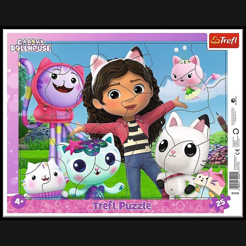 Puzzle 25 ramkowe poznaj gabi 31415