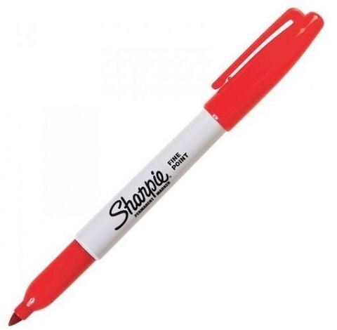 Marker Sharpie Fine permanentny - czerwony (SHP-0810940)