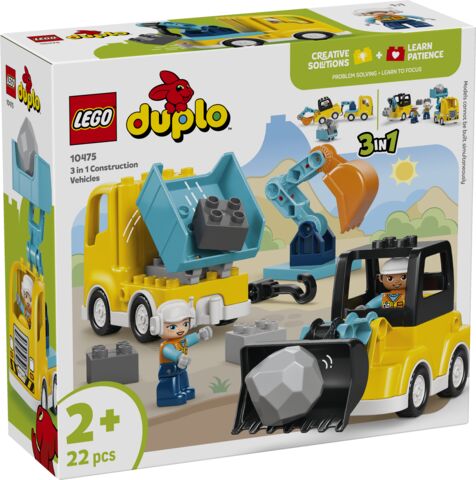LEGO Duplo Maszyny budowlane 3w1 10475