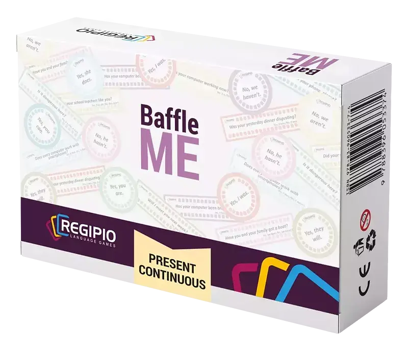 Game baffle me present continuous
