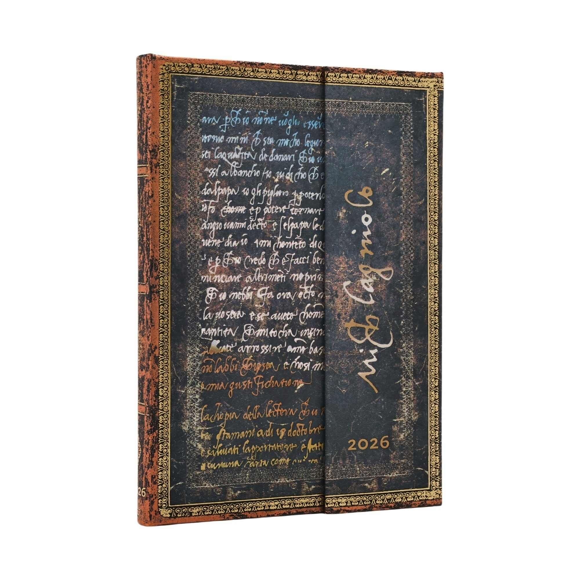 Kalendarz 2026 Michelangelo Handwriting tygodniowy HOR Midi