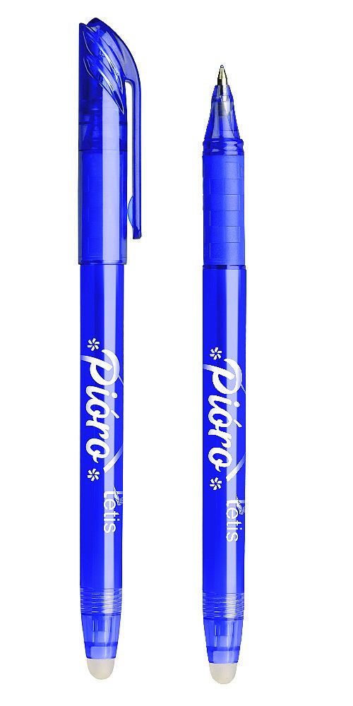 Pióro tetis kulkowe wymazywalne 0,5 mm niebieskie 1 sztuka