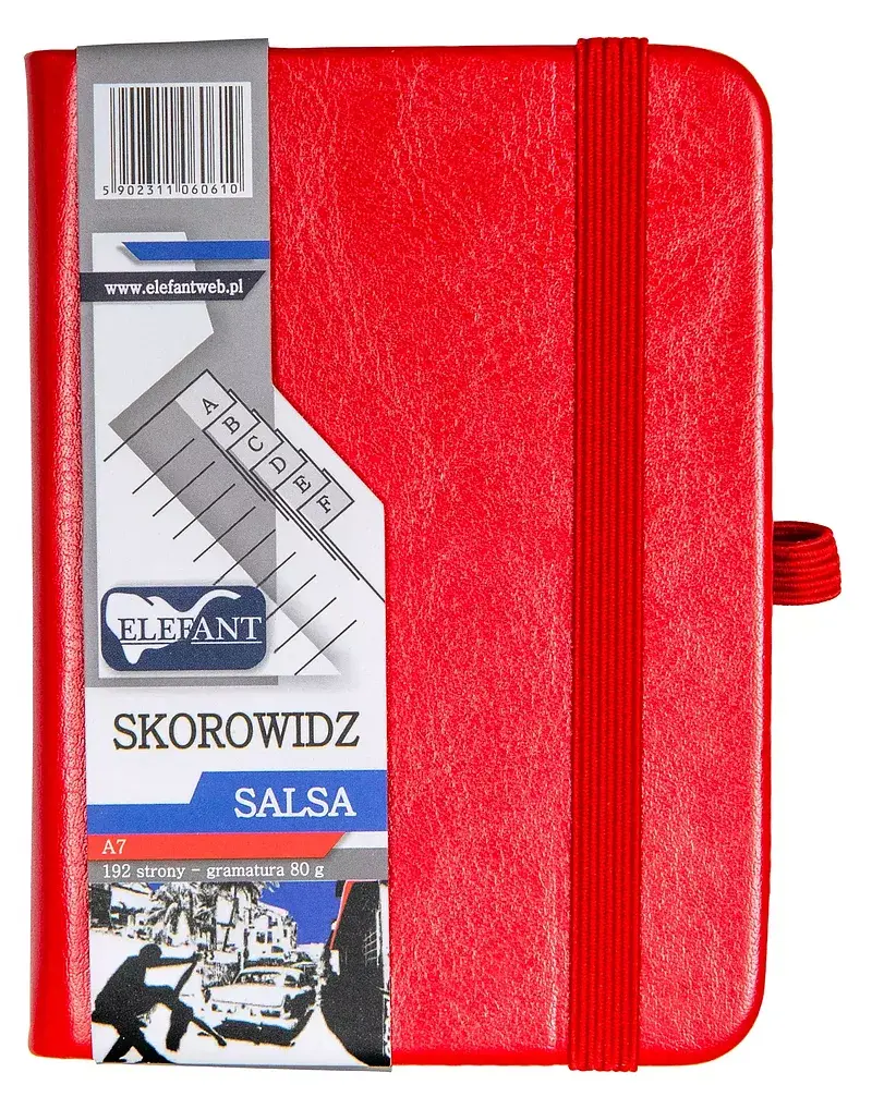 Skorowidz a7 salsa czerwony