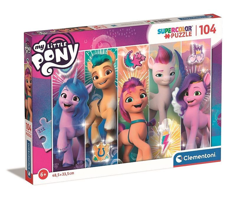Puzzle 104 super kolor my little pony 25732