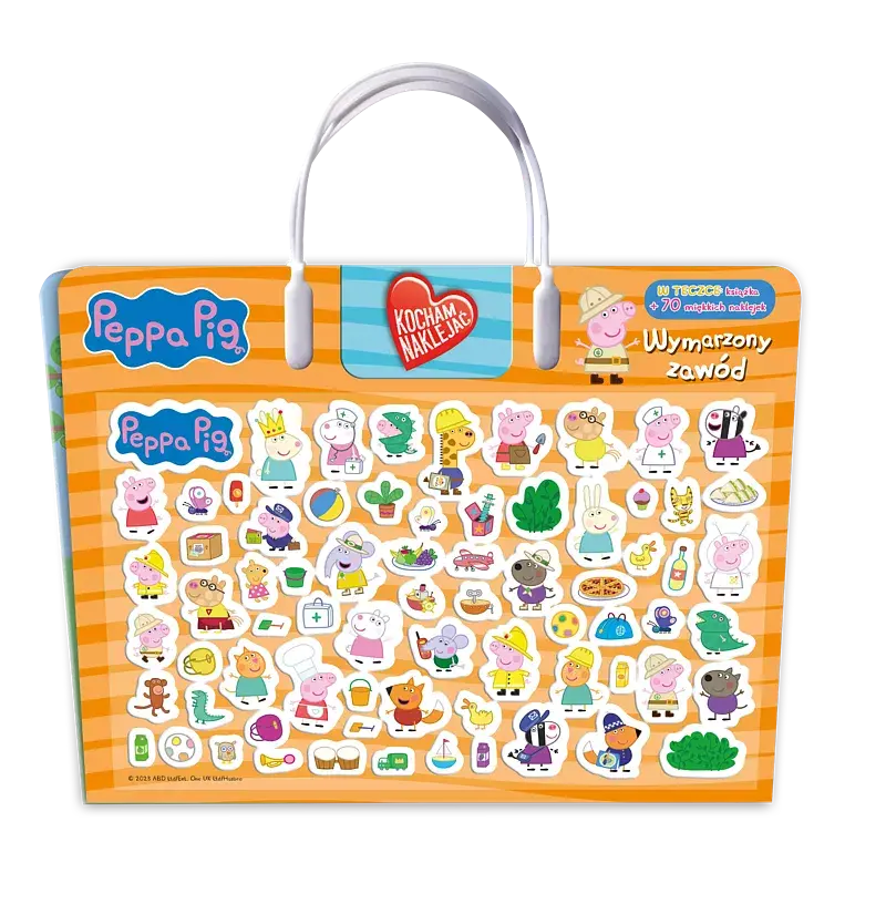Peppa Pig. Kocham naklejać cz. 5