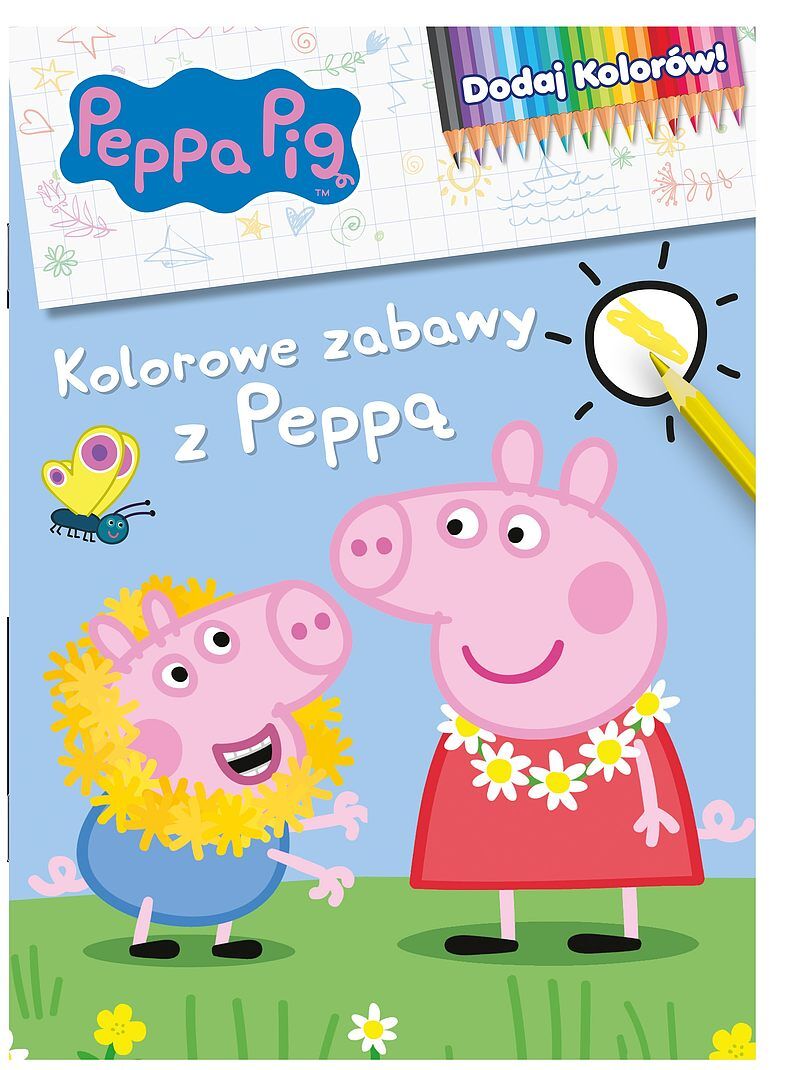 Peppa Pig. Dodaj kolorów! Kolorowe zabawy z Peppą