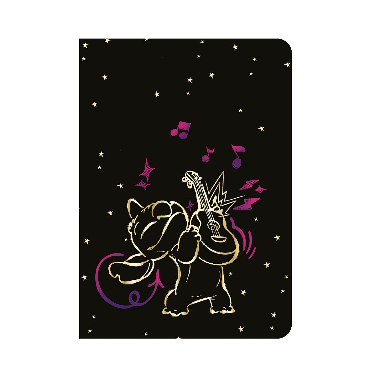 Zeszyt A5 32k. 3 linie kolor Disney Gold Stitch wzór 1
